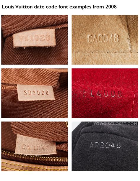 what is the date code on a louis vuitton bag|louis vuitton bag code authentication.